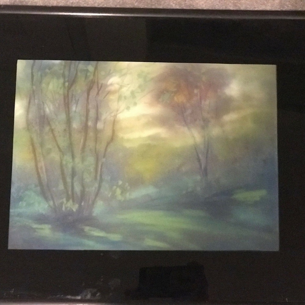 Original Leon Dolice Painting Framed Signed
